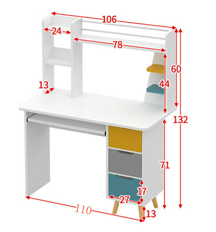 Large Corner Computer Desk PC Laptop Study Table Home Office Workstation Gaming