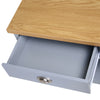 Coffee Table w/ 2 Drawers Open Display Wood Effect Tabletop Retro Style