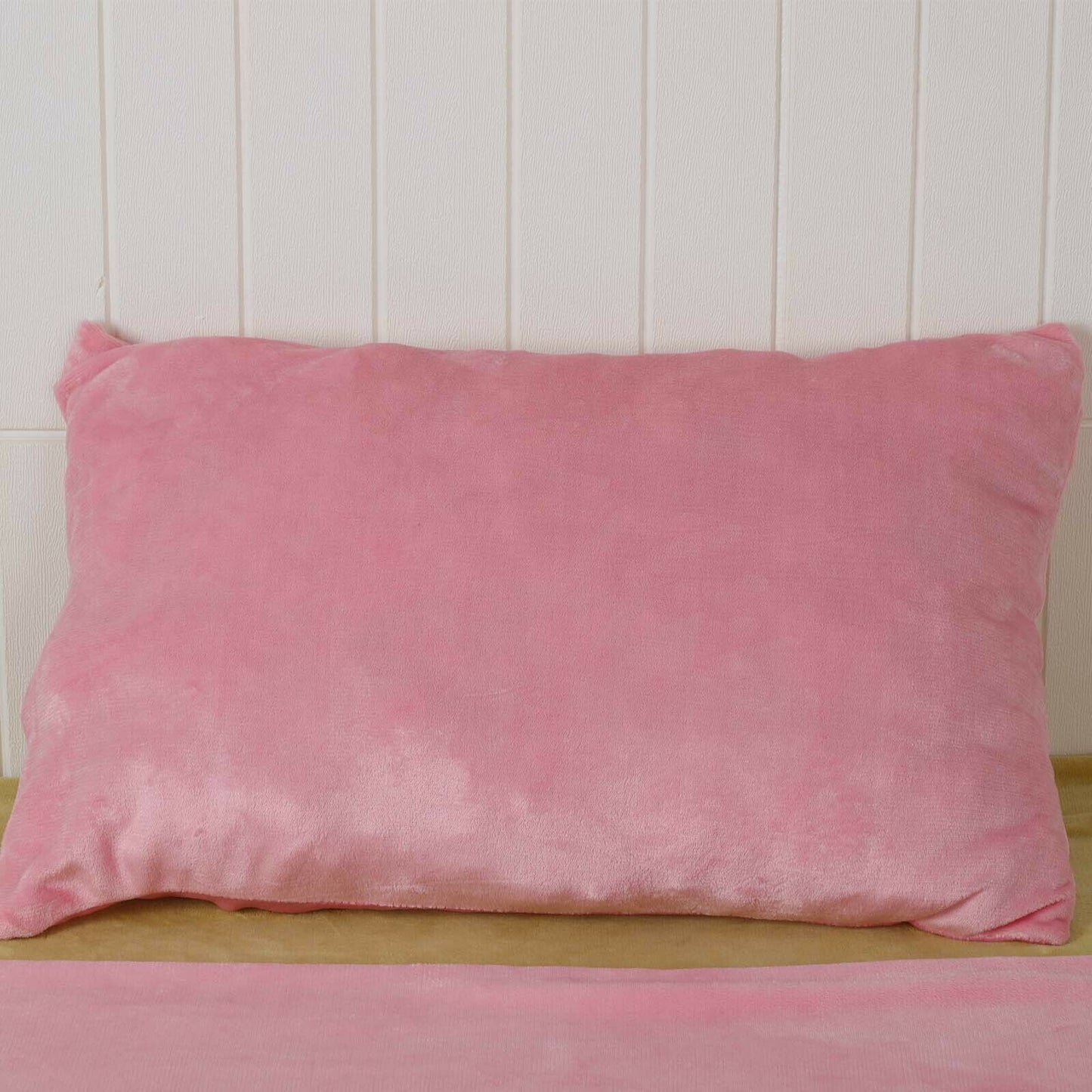 Single Teddy Fleece Duvet Cover with Pillow Case Thermal Warm Bedding Set