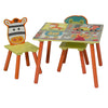 Kids Table Chair Set MDF Childrens Study Desk and Chairs Home Writing Reading