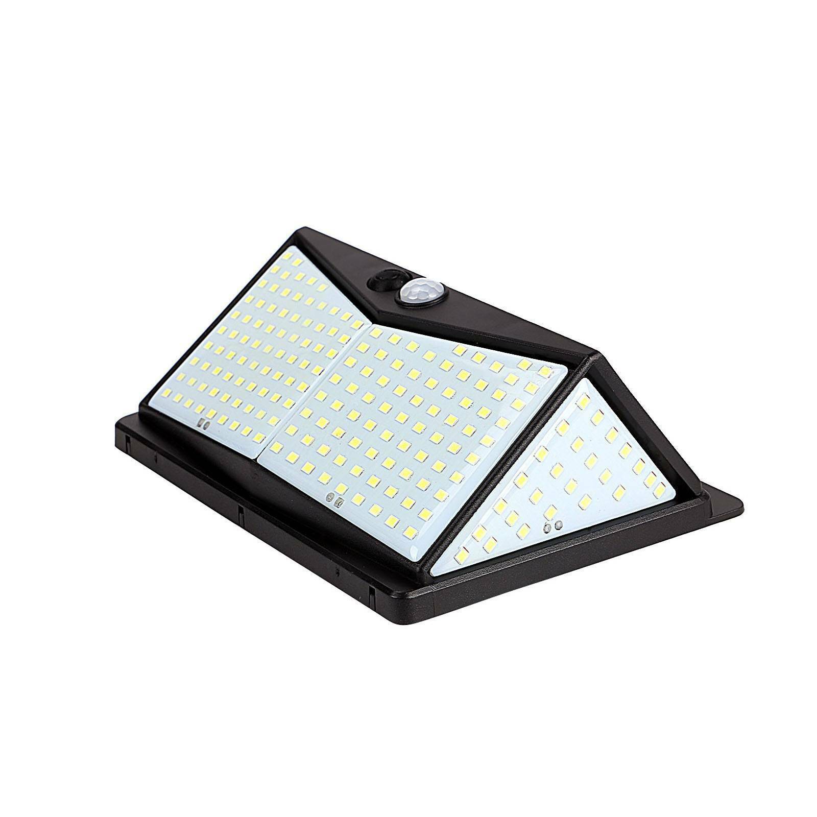 208 LED Solar Powered PIR Motion Sensor Light Garden Outdoor Security Wall Light