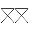 2x Industrial Table Legs Metal for Dining Table/Desk/Chair/Coffee Table/Bench