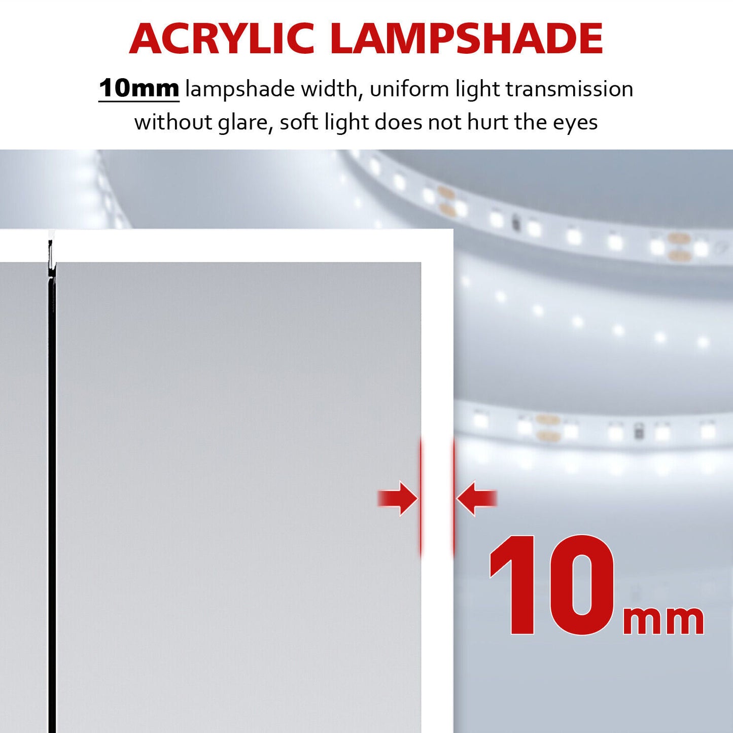 LED Bathroom Mirror Cabinet With Bluetooth Socket Demister 3 Color Light 600x630