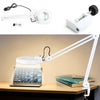 22W Large Desk Magnifier Magnifying Lamp Eyelash Lamp Salon Surgery Beauty White
