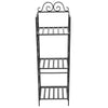 Ladder Shelf 3-Tier Bookshelf Storage Rack Display Shelving Plant Stand Metal