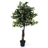 Large Artificial Tree Indoor Outdoor Home House Plant Bamboo Olive Banyan 120cm