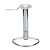 2× White Bar Stools Faux Leather Barstool Kitchen Pub Stool Breakfast Bar Chair