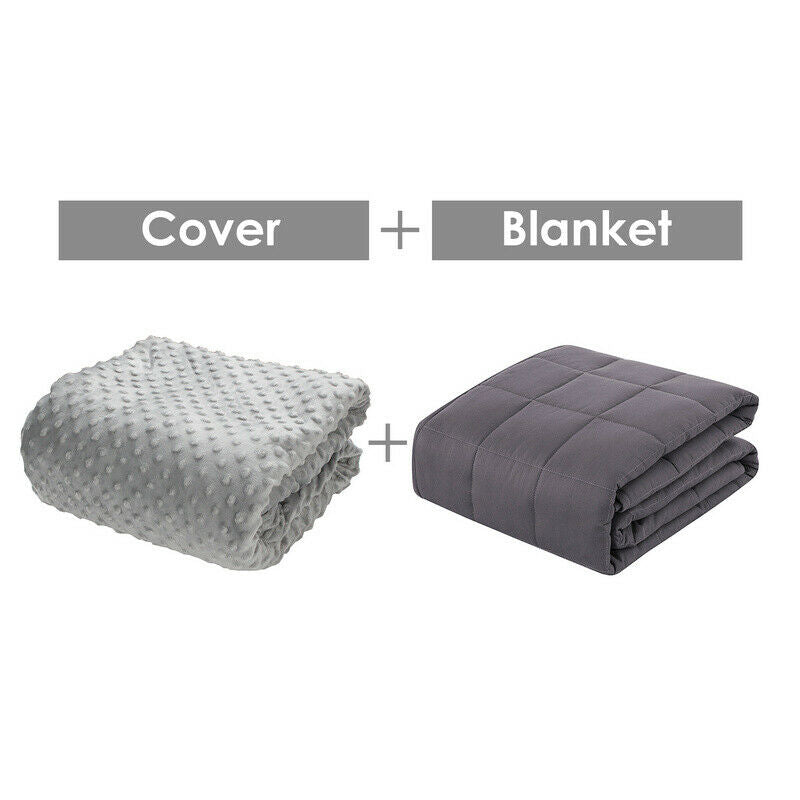 Weighted Blanket Therapy Gravity Sensory Sleep Cotton Gravity Breathable Cotton