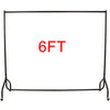 3 4 5 6 FT Heavy Duty Clothes Garment Rail Home Shop Hanging Display Rack Stand