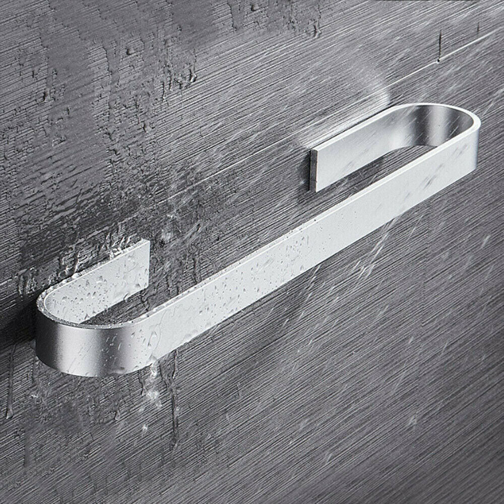 25cm New Towel Rail Rack Holder Wall Mounted Bathroom Shelf Stainless steel UK
