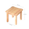 Small Wood Stool Square Footstool Change Shoe Bench Multi-function Step Stool