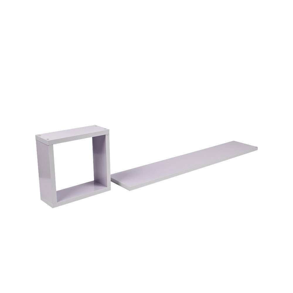 Set Of 6 Floating Wall Mounted Shelves Display Storage Shelf Home Decoration