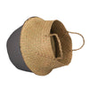 Seagrass Belly Basket Flower Plants Pots Laundry Storage Home Garden Organizer