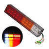2x12V LED Rear Tail Stop Reverse Lamp Indicator Light Trailer Caravan Van Truck