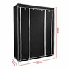 50" Fabric Fold Cloth Wardrobe Closet Portable Organizer Hanging Bedroom Storage