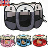 Large Fabric Dog Crate Cat Cage Pet Travel Carrier Puppy Play Pen Foldable Tent