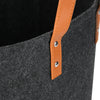 Bedroom Closet Clothing Toy Storage Felt Storage with Handle Basket Bin Home uk