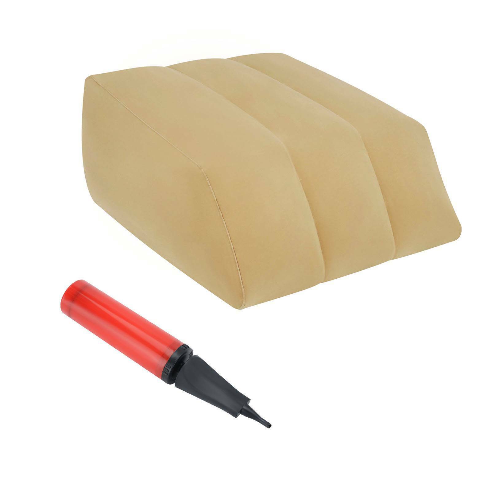 Inflatable Wedge Memory Foam Leg Foot Rest Raiser Support Pillow Cushion UK