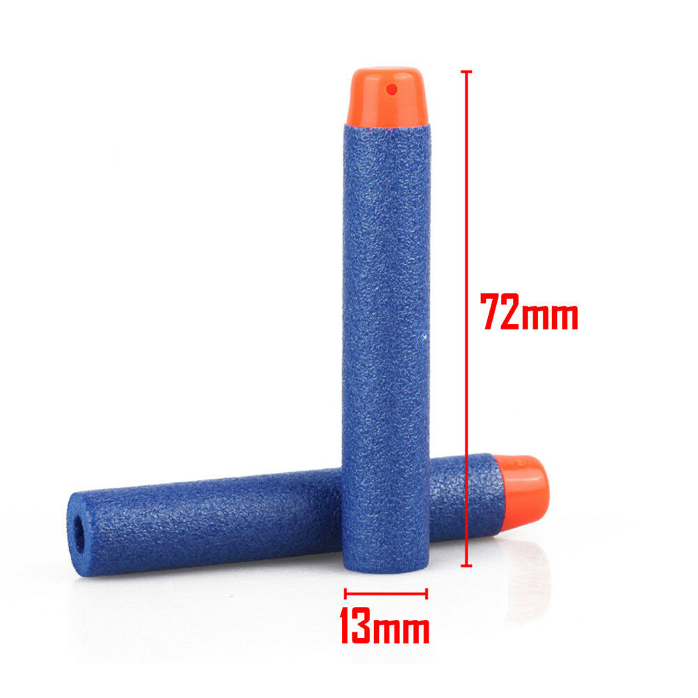 100Pcs Nerf Darts Refill Nerf Bullets Round Head Blasters For Nerf Gun N-Strike