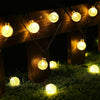 30 LED Ball Solar Party Fairy Outdoor String Lights for Patio & Garden