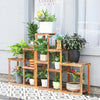 Wooden Plant Stand Rack Flower Ladder Pot Display Shelf Garden Blossom Mountain