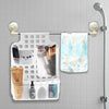 3 Sections Plastic Basket Shower Caddy Hanging Rack Tidy Shelf Organiser Storage