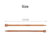 Bamboo Knitting Needles Set Carbonized Bamboo Knitting Needles Wooden Single UK