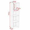 Storage Bookcase Display Shelf Unit Organiser 4/5/6 Cube Bookshelf Home Office