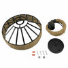 New Vintage Industrial Loft Hemp Rope Iron Pendant Ceiling Light Retro Lamp Hot