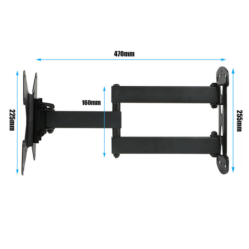 Full Motion TV Wall Mount Articulating Bracket for 32 37 40 42 46 50 TCL Sony LG