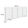 4 Panel Folding Pet Gate Dog Cat Fence Child Safety Barrier Indoor Free Standing