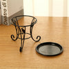 Metal Plant Pot Stand Flower Display Shelf Garden Patio Indoor Outdoor