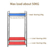 3 Tiers Clothes Rail Rack Garment Dress Hanging Display Stand Shoe Rack Storage (Black)