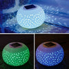 CERAMIC STONE COLOUR CHANGING LED SOLAR POWER LIGHT TABLE GARDEN OUTDOOR LAMP UK (DS-CLS)