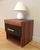 3 Piece Black & Walnut Bedroom Set! Wardrobe, 4 Drawer Chest, Bedside Table! NEW