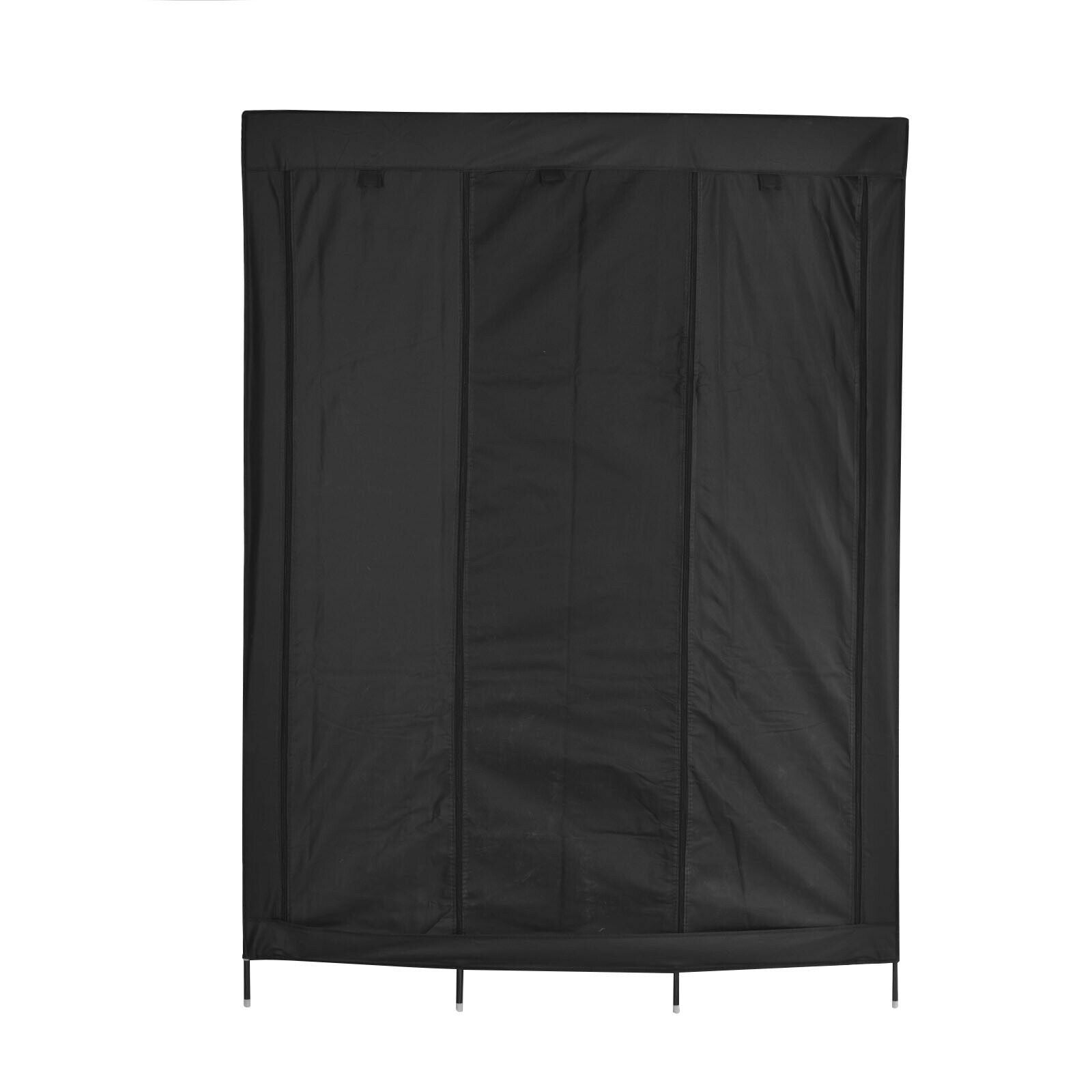 50" Fabric Fold Cloth Wardrobe Closet Portable Organizer Hanging Bedroom Storage