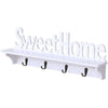 New White Floating Wall Shelves Display Storage Shelf Wall Wood Unit Rack UK