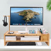 2 Tiers Desktop Monitor Riser Computer Laptop PC Plinth Stand Headset Organizer