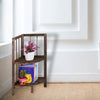 Corner Shelf/Shelving Rack Unit Display Stand Decoration Plants Natural Wood