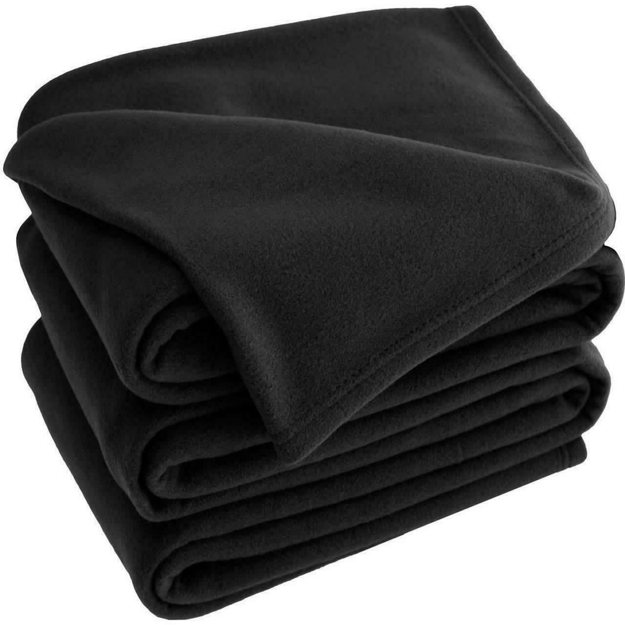 Fleece Blanket Soft & Warm Polar Single Double King Sofa Bed Throw Travel Car