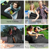 Waterproof Double Sleeping Bag Outdoor Camping Single Convertible W/ Pillows&Bag