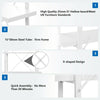 Bookshelf 4-Tier Industrial Storage Shelves Metal Ladder Living Room Display