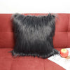 45x45cm Home Decoration Soft Fur Fluffy Sofa Pillow Case Plush Cushion Cover