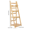 Ladder Plant Flower Pot Shelf Stand Bookcase Garden Storage Rack Display Folding