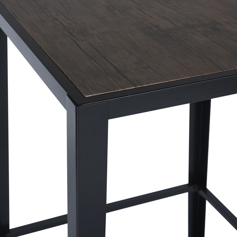 Industrial Bar Kitchen Table Square Tall Table for Home Bar Bedroom Living Room