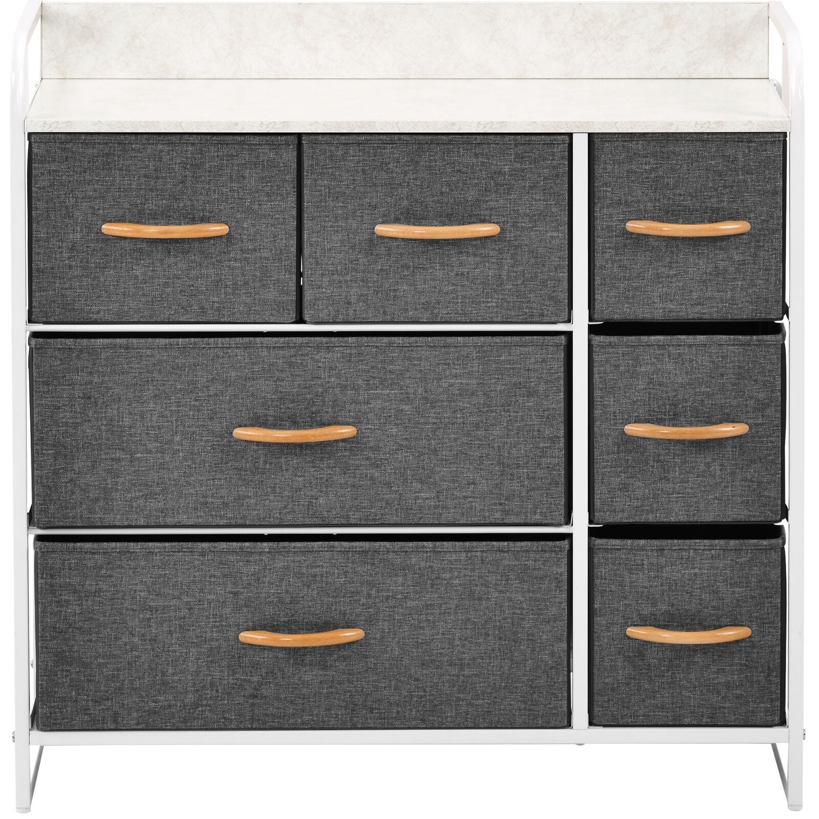 Chest of Drawers Unit Cabinet with 7 Drawers Storage Bedroom Furniture Home