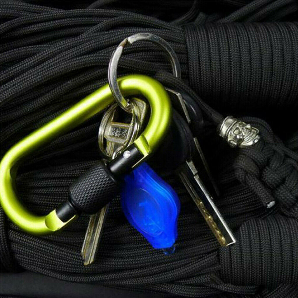 Mixed Mountaineering Aluminum Carabiner D-Ring Clip Hook Key Chain Hiking Keyrin