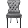 Dining Chairs Velvet Studded Fabric Lounge Padded Accent Side Chair Home Kitchen