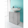 Bathroom Under Sink Cabinet Storage Unit - Grey