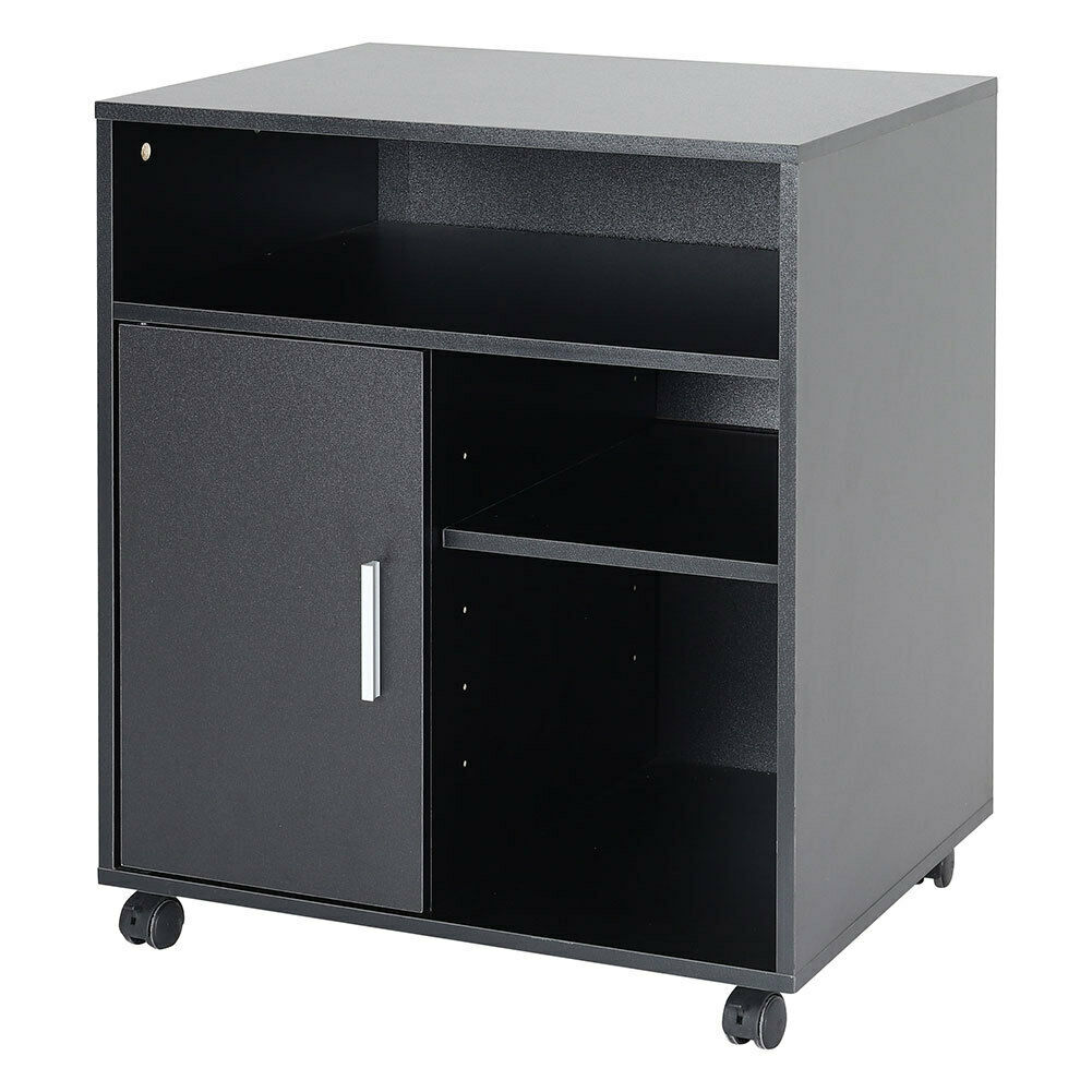 Filing cabinet with on sale printer storage